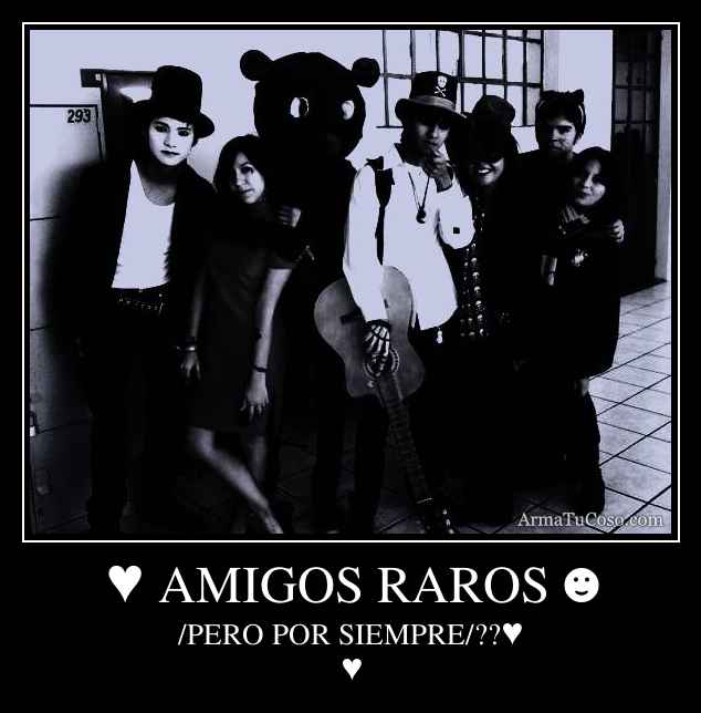 ♥ AMIGOS RAROS ☻