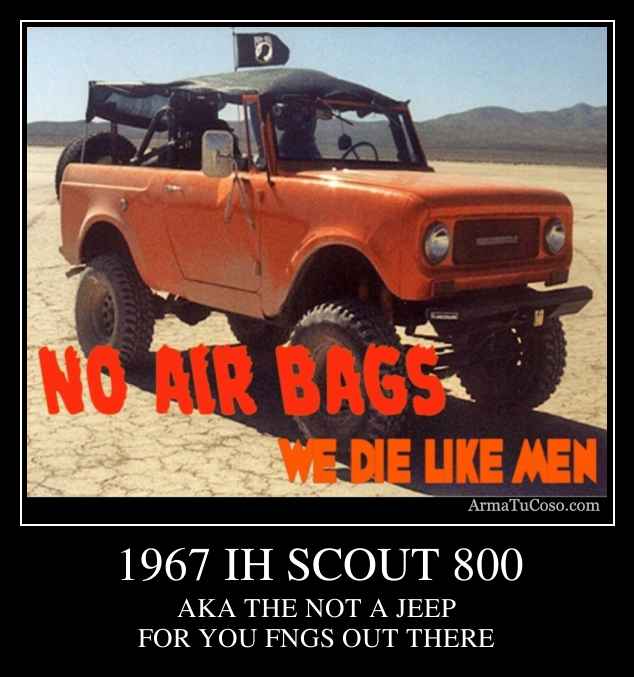1967 IH SCOUT 800