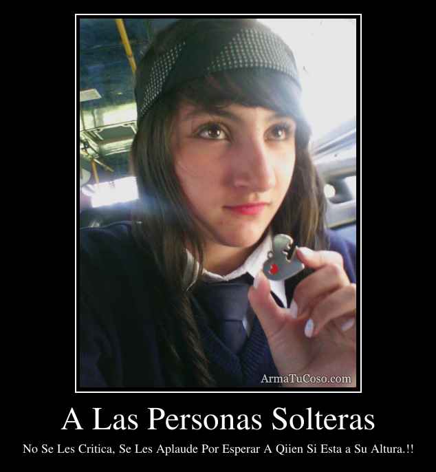 A Las Personas Solteras