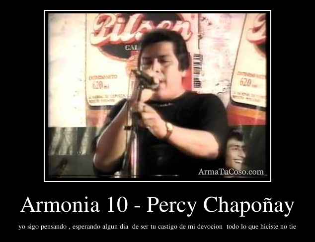 Armonia 10 - Percy Chapoñay