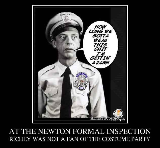 AT THE NEWTON FORMAL INSPECTION