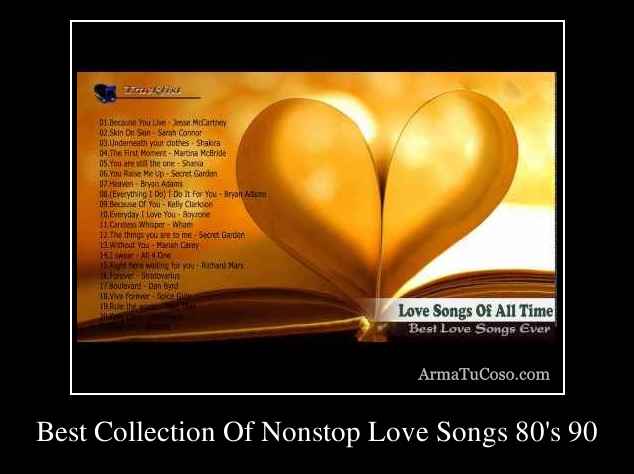 Best Collection Of Nonstop Love Songs 80's 90