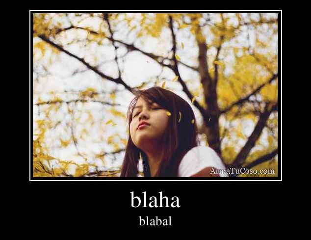 blaha