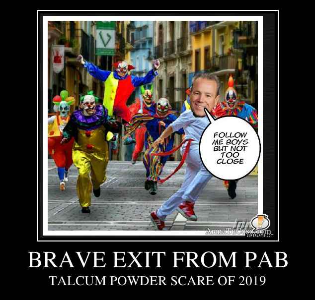 BRAVE EXIT FROM PAB