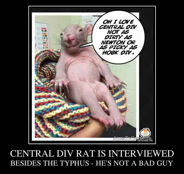 CENTRAL DIV RAT IS INTERVIEWED