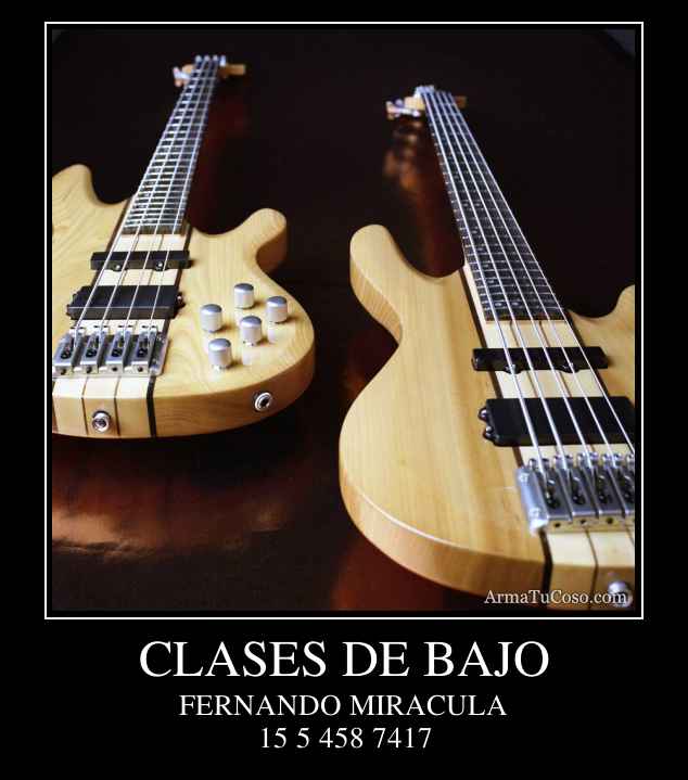CLASES DE BAJO