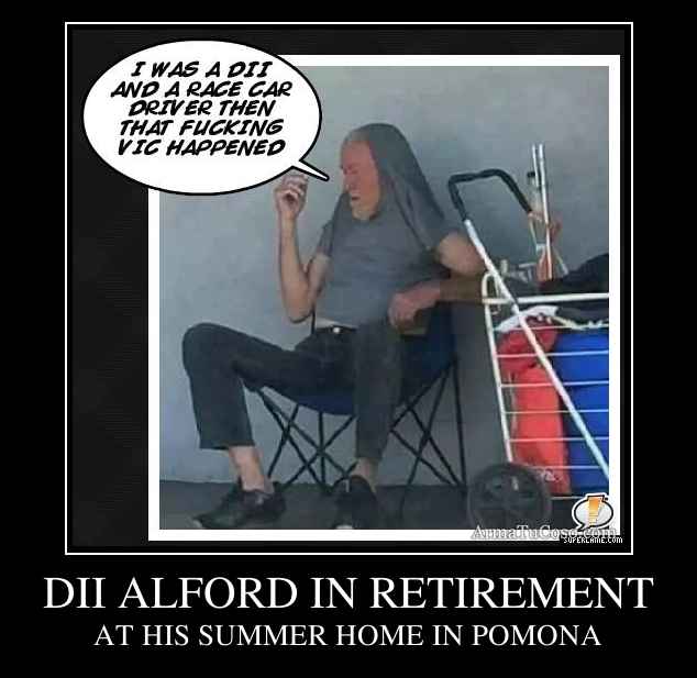 DII ALFORD IN RETIREMENT