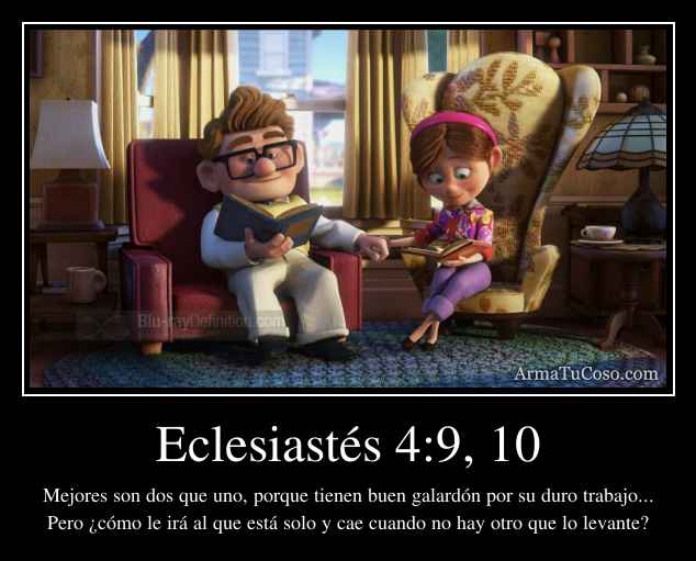 Eclesiastés 4:9, 10