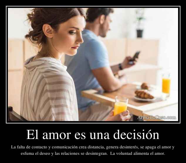 El amor es una decisión