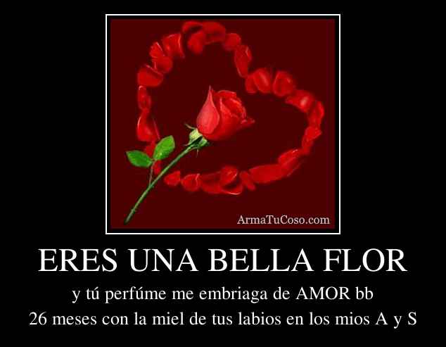 ERES UNA BELLA FLOR