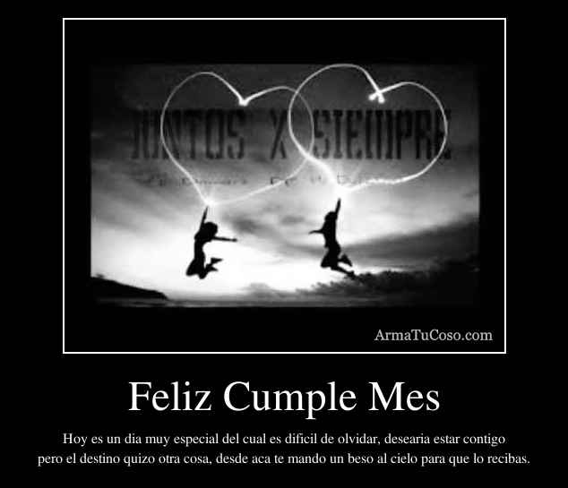 Feliz Cumple Mes