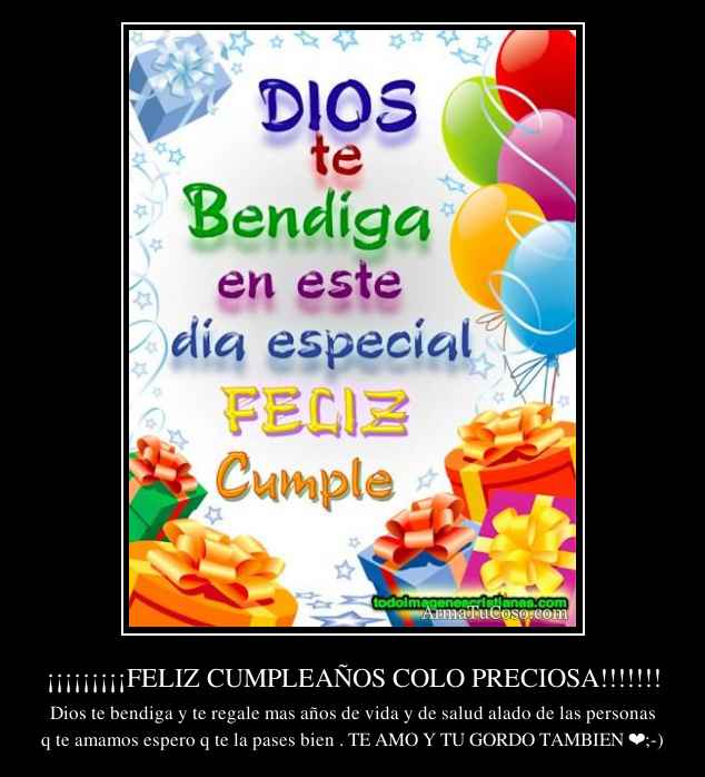 ¡¡¡¡¡¡¡¡¡FELIZ CUMPLEAÑOS COLO PRECIOSA!!!!!!!