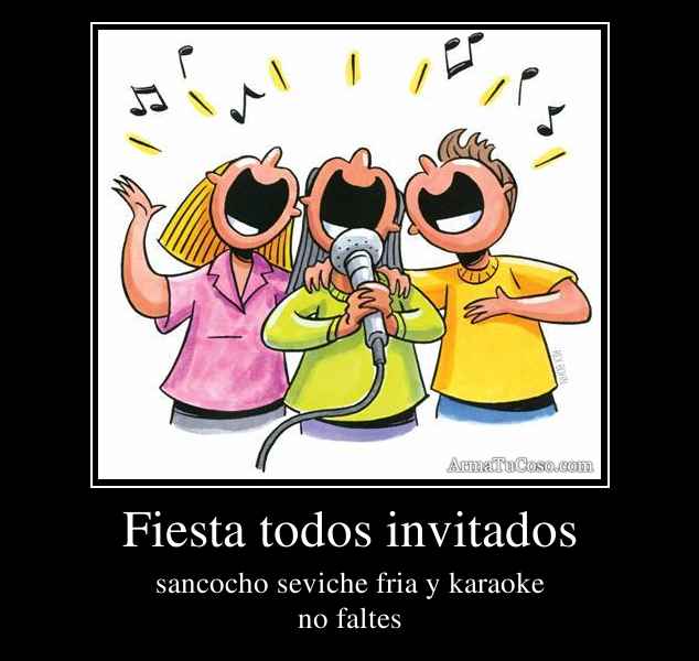 Fiesta todos invitados