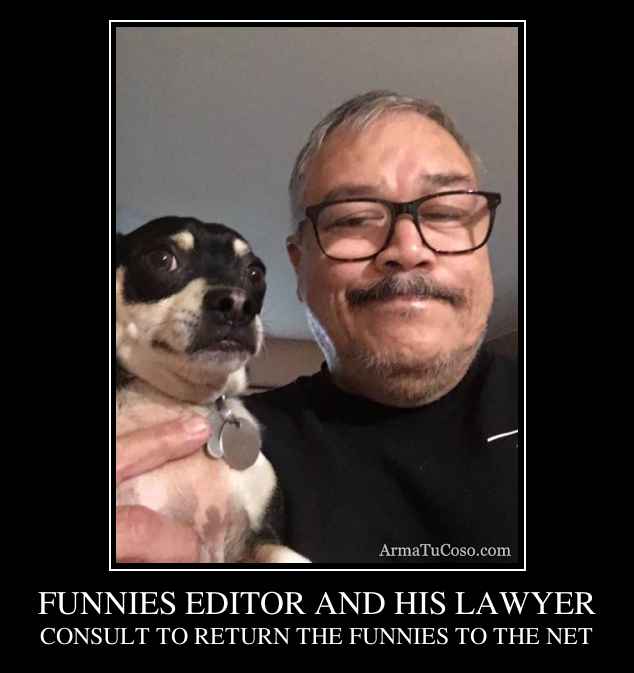 FUNNIES EDITOR AND HIS LAWYER