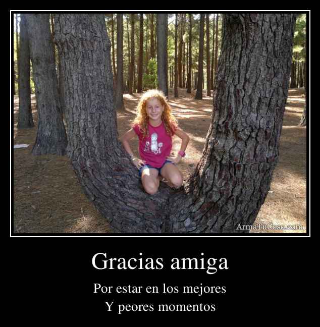 Gracias amiga