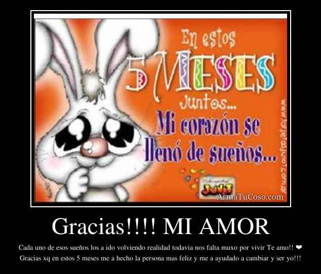 Gracias!!!! MI AMOR