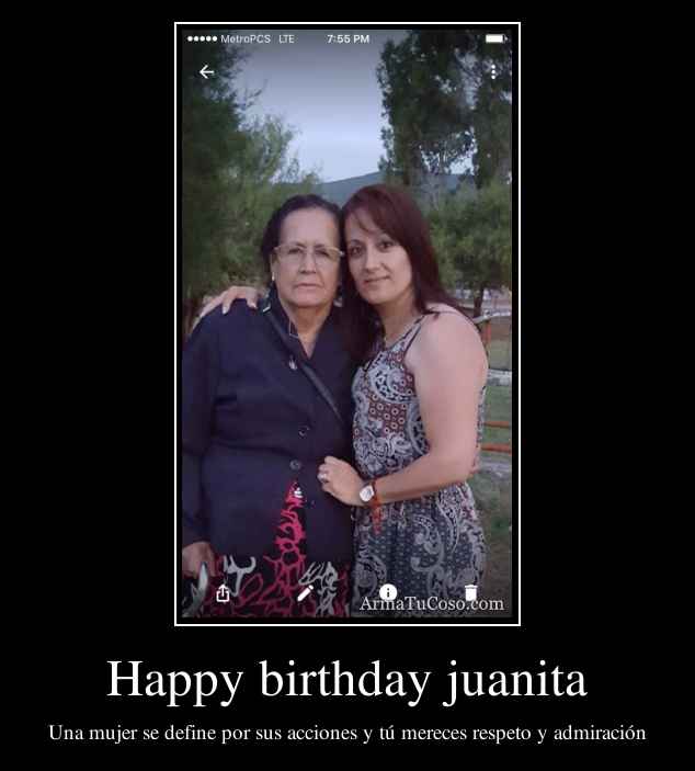 Happy birthday juanita