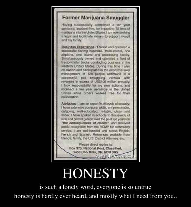 HONESTY