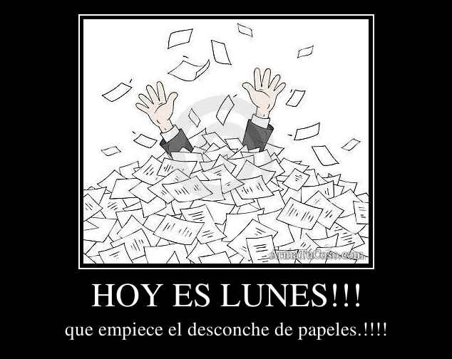 HOY ES LUNES!!!