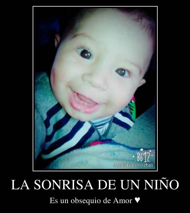 LA SONRISA DE UN NIÑO