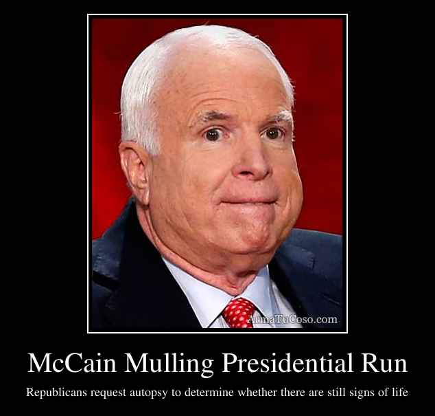 McCain Mulling Presidential Run