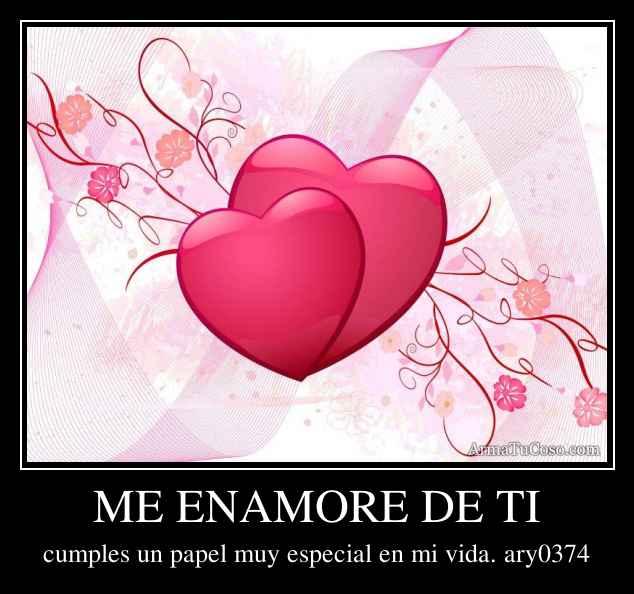 ME ENAMORE DE TI