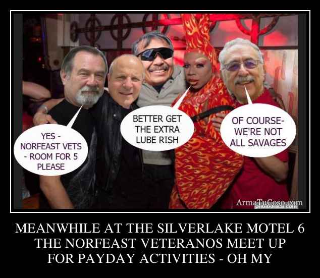 MEANWHILE AT THE SILVERLAKE MOTEL 6