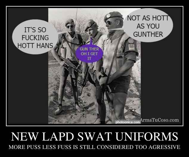 NEW LAPD SWAT UNIFORMS