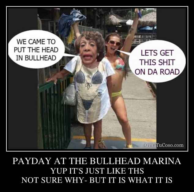 PAYDAY AT THE BULLHEAD MARINA