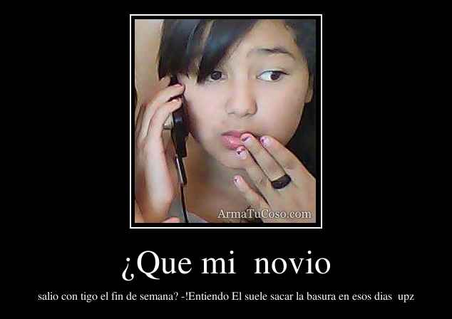 ¿Que mi novio