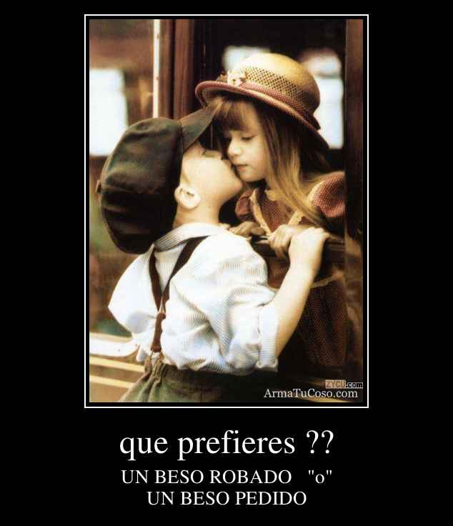 que prefieres ??