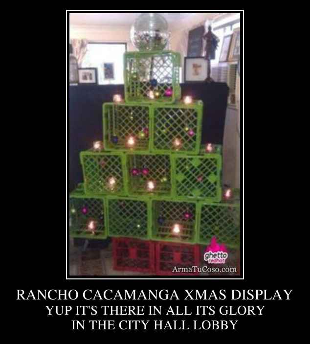 RANCHO CACAMANGA XMAS DISPLAY