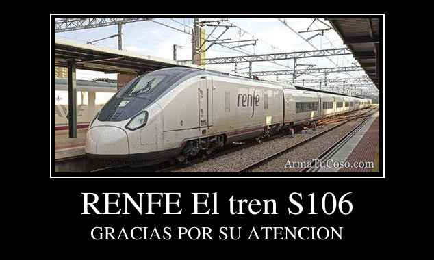 RENFE El tren S106