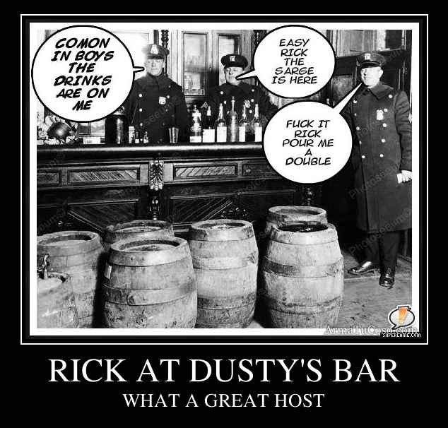 RICK AT DUSTY'S BAR