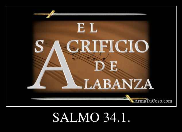 SALMO 34.1.