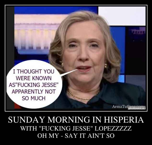 SUNDAY MORNING IN HISPERIA