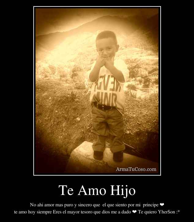 Te Amo Hijo