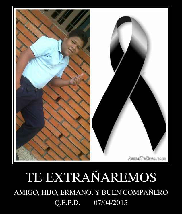 TE EXTRAÑAREMOS