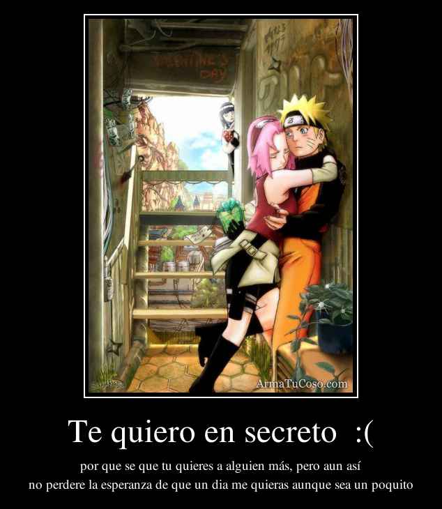 Te quiero en secreto  :(