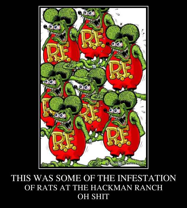 THIS WAS SOME OF THE INFESTATION