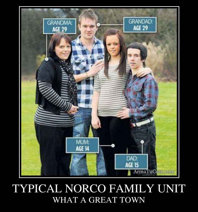 TYPICAL NORCO FAMILY UNIT