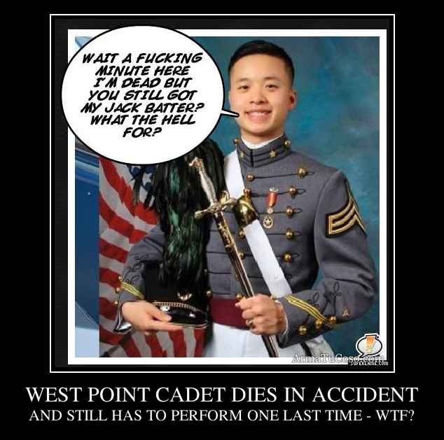 WEST POINT CADET DIES IN ACCIDENT