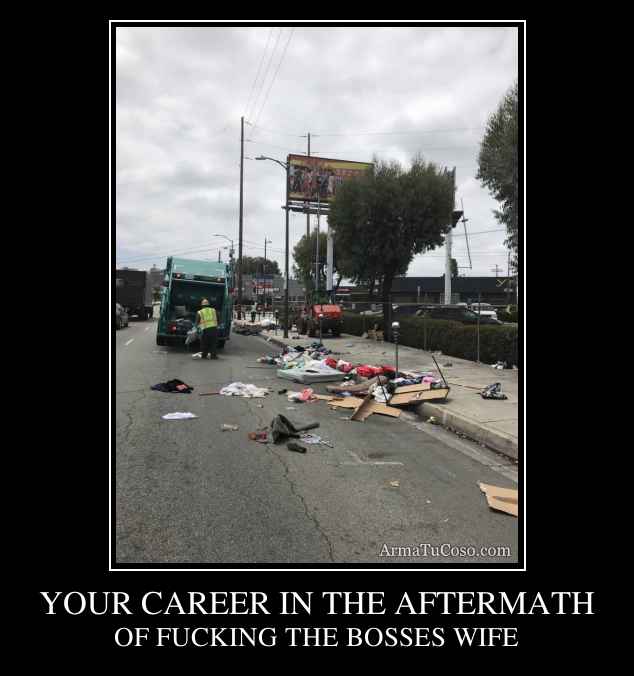 YOUR CAREER IN THE AFTERMATH