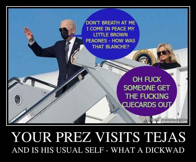 YOUR PREZ VISITS TEJAS